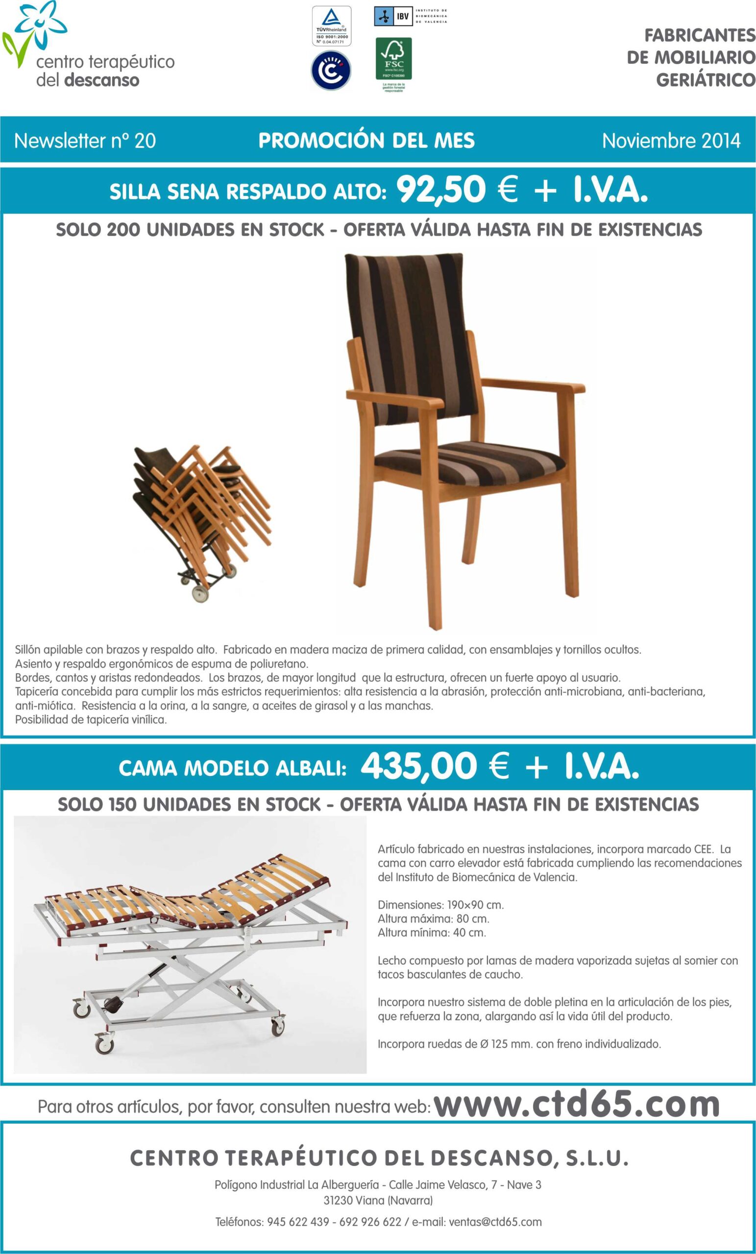 Noviembre 2014 Newsletter